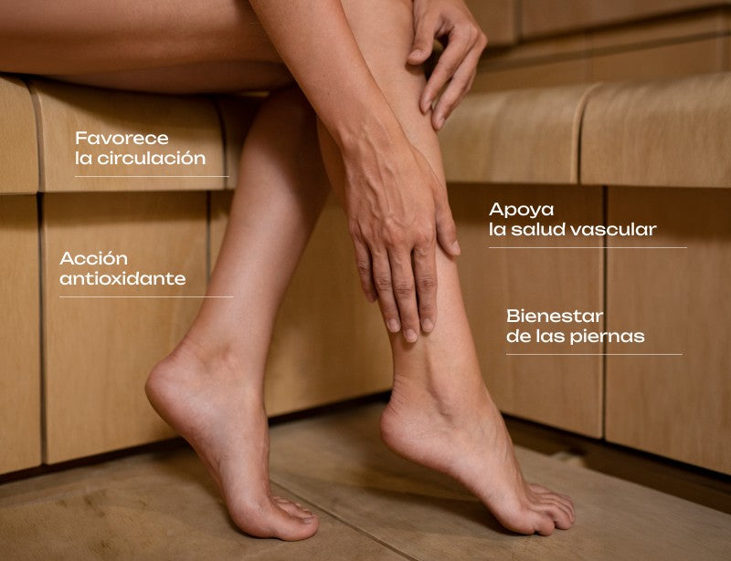 Circulation Balance: favorece la circulación, acción antioxidante, apoya la salud vascular y bienestar de las piernas