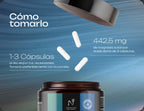 Como tomá-lo: de 1 a 3 cápsulas por dia, conforme as tuas necessidades, de preferência com a refeição; 442,5 mg de magnésio total por dose diária de 3 cápsulas