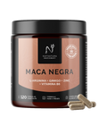 Bote de Maca negra de Natnatura, recorte sobre fondo transparente