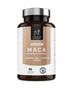 Bote de Maca de Natnatura, recorte sobre fondo transparente