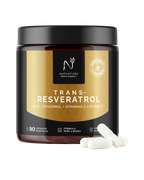 Bote de Trans-Resveratrol de Natnatura, recorte sobre fondo transparente